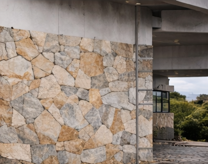 Entrance building quartzite