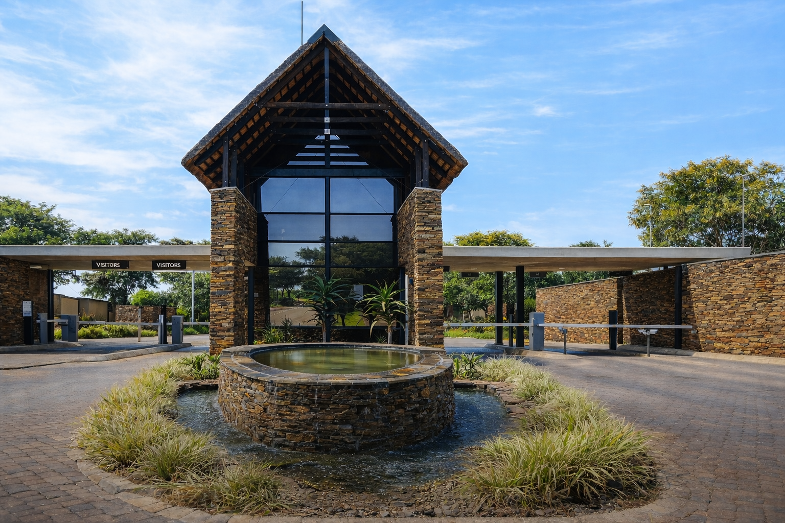 Serengeti Golf Estate stone installation