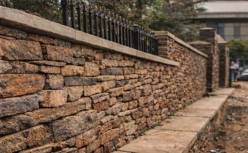Stone wall detail