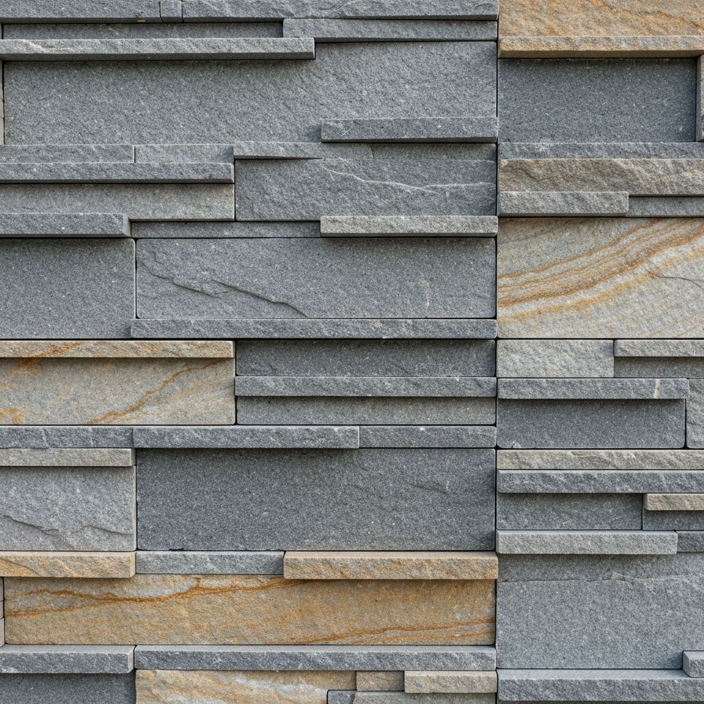 Linear stone pattern